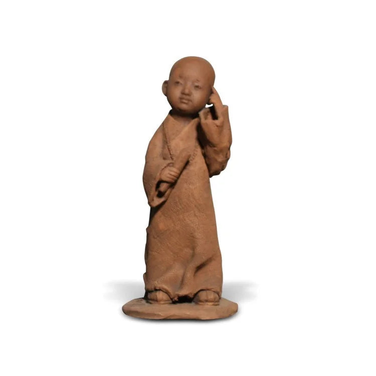 Handmade Clay Monk, Wisdom | OVO