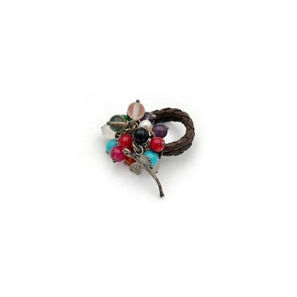GEM Stone Handmade Ring and 925 Silver Charms | OVO