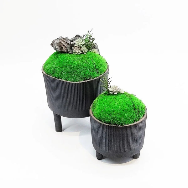 HANDMADE Zen Pot with Artificial Flower