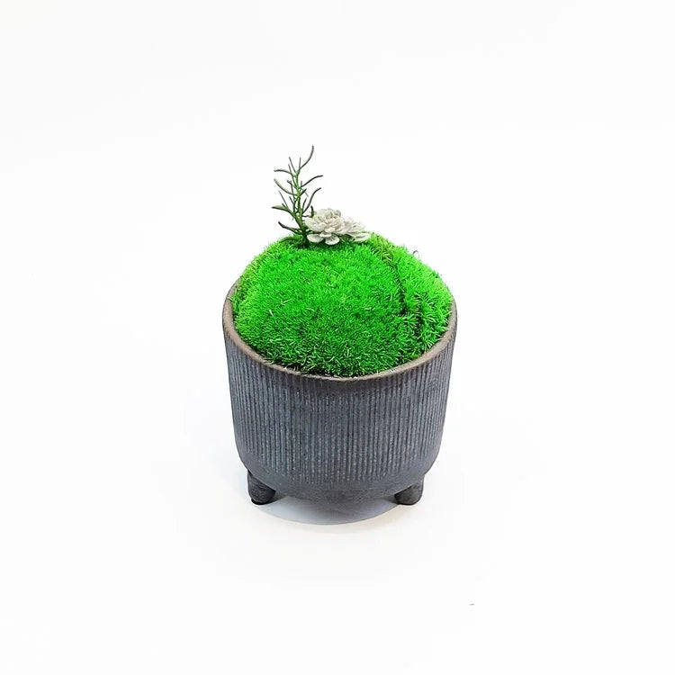 HANDMADE Zen Pot with Artificial Flower