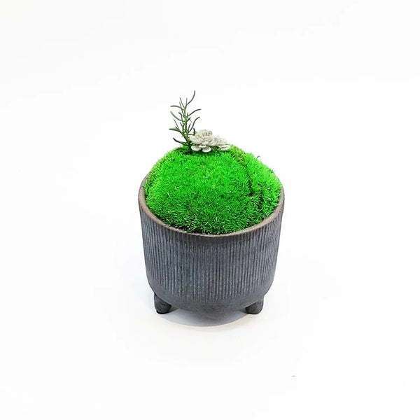 HANDMADE Zen Pot with Artificial Flower