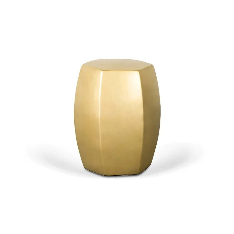 Hexagonal Stool - Gold | OVO