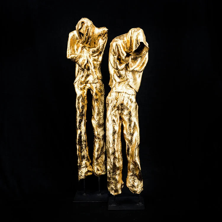 HUMAN Form #2 - Gold Leaf (Set of 2)
