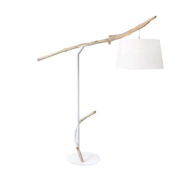 Industrial Floor Lamp Metal Drift Wood |　OVO
