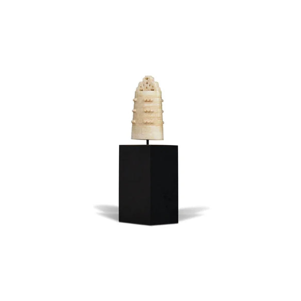 JADE Chinese Bell on Stand #2 (set of 3)