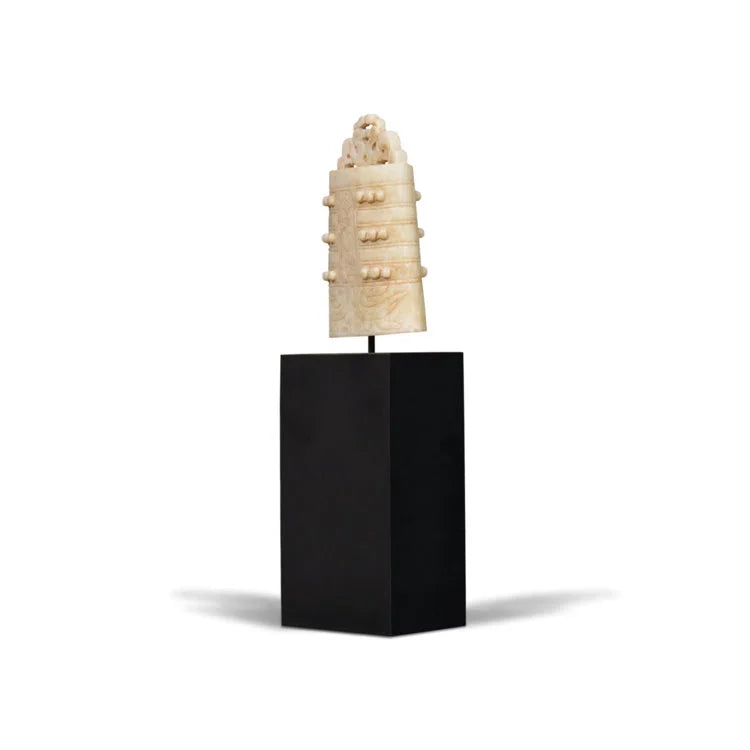 Jade Chinese Bell on Stand #2  (set of 3) | OVO