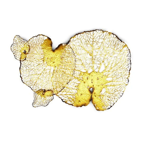 LOTUS Laser Cut Wall Sculpture - Gold #4