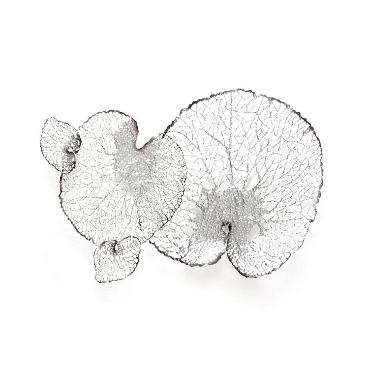 LOTUS Laser Cut Wall Sculpture - Silver #2