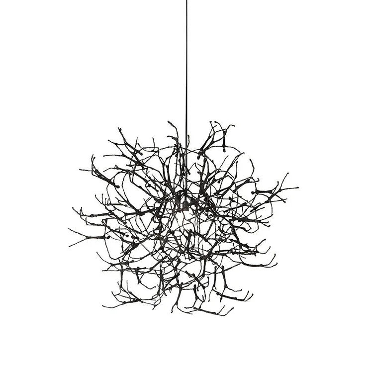 LITTLE PEOPLE Round Hanging Lamp (Black), Small