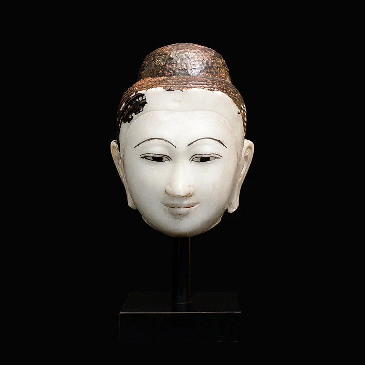Mandalay 19th Century Buddha Head - L | OVO