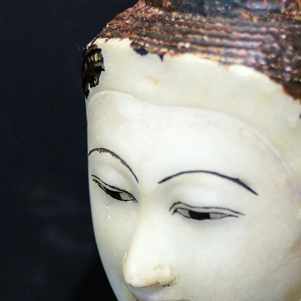 Mandalay 19th Century Buddha Head - L | OVO