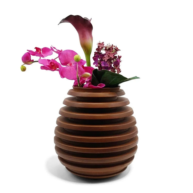 Stripe Mango Wood Bowl | OVO