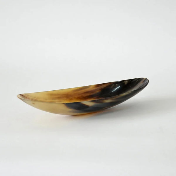 Marbled Horn Oval Bowl | OVO