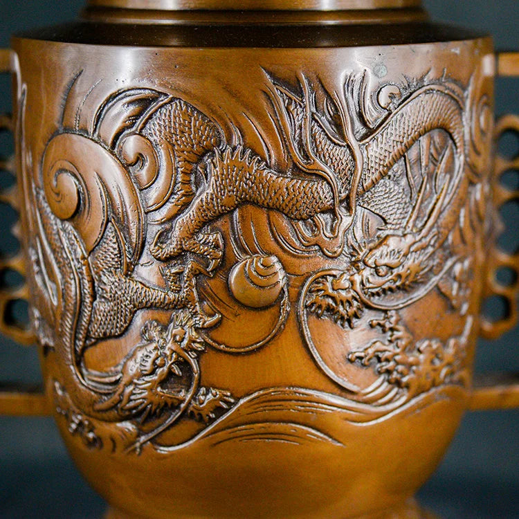 MEIJI Bronze Utsubata Ikebana #5