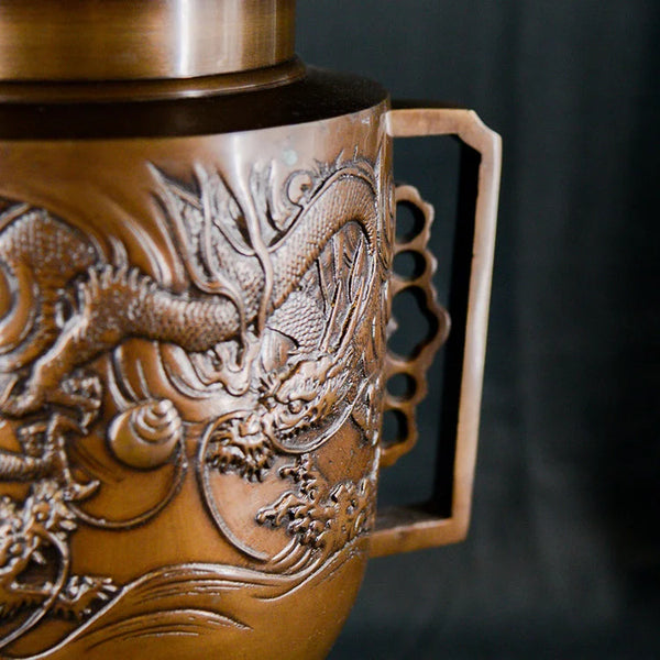 MEIJI Bronze Utsubata Ikebana #5