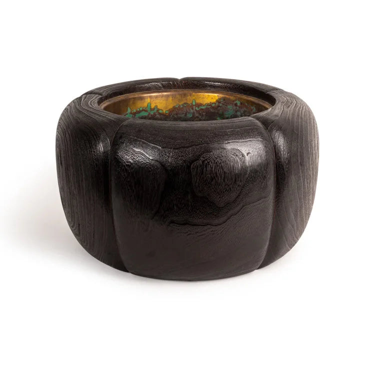 Meiji Wood Pumpkin Shaped Hibachi | OVO