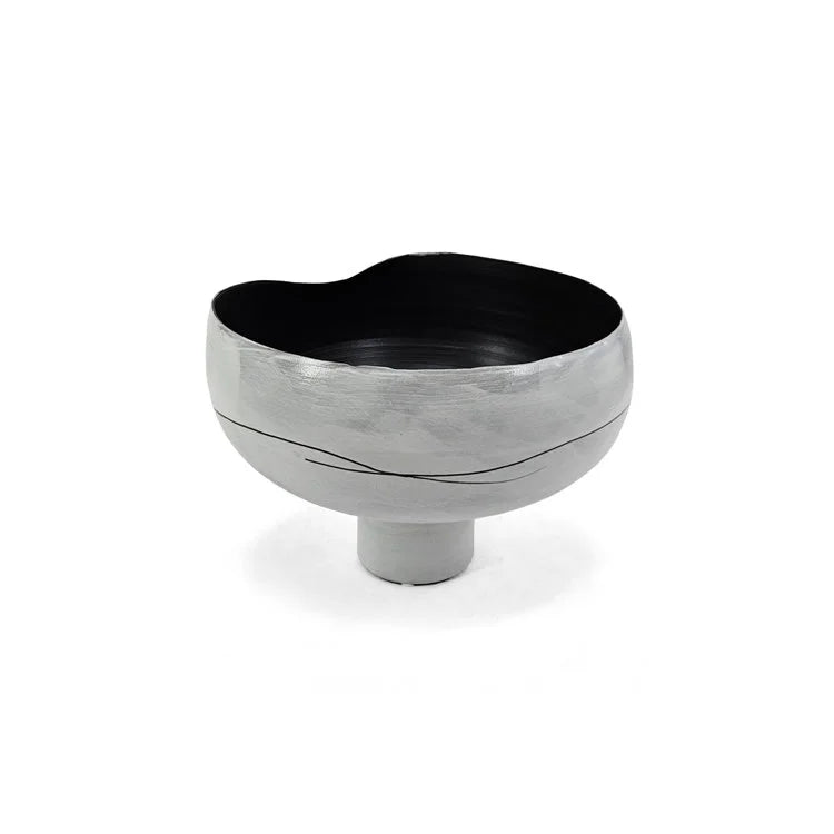 Misako Ceramic - High Leg Bowl Vase | OVO