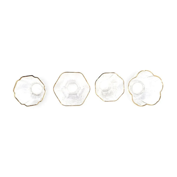 GOLD RIM Glasses - Octagonal Glasses H52mm