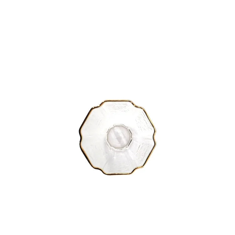 GOLD RIM Glasses - Hexagonal Glasses H50mm