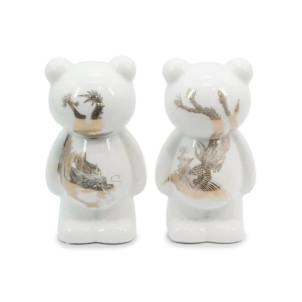 OVO Bear Money Box - Gold Phoenix