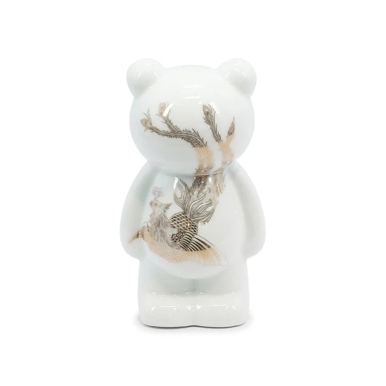 OVO Bear Money Box - Gold Phoenix