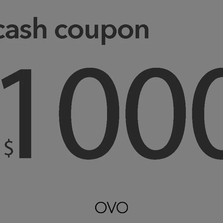 OVO Cash Coupon - $1,000