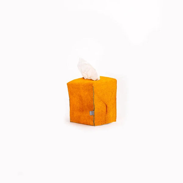OVO - Square Tissue Box (Mustard)