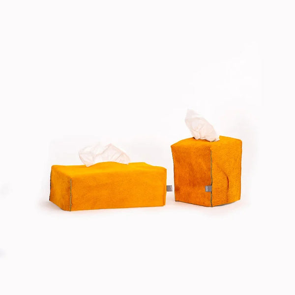 OVO - Square Tissue Box (Mustard)