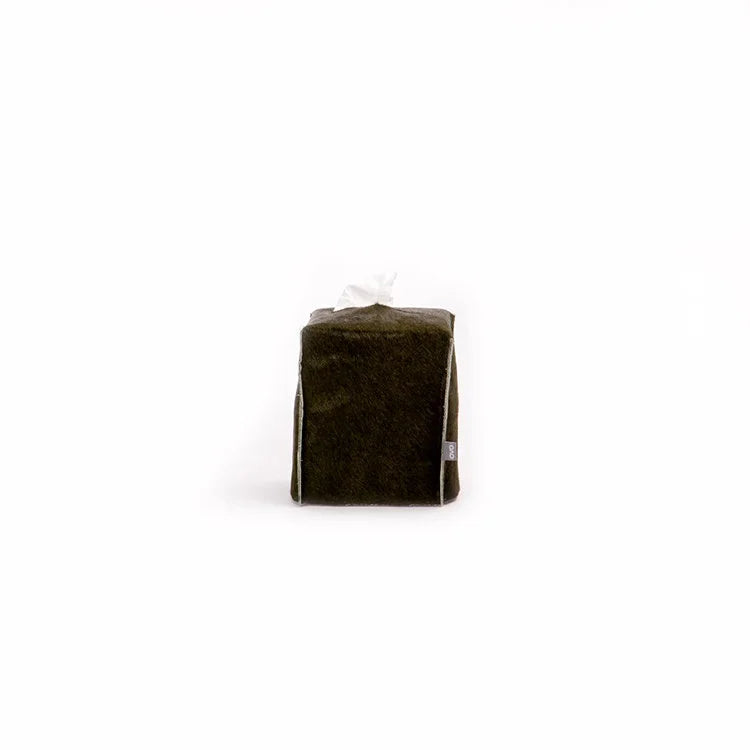 OVO - Square Tissue Box (Olive Green)