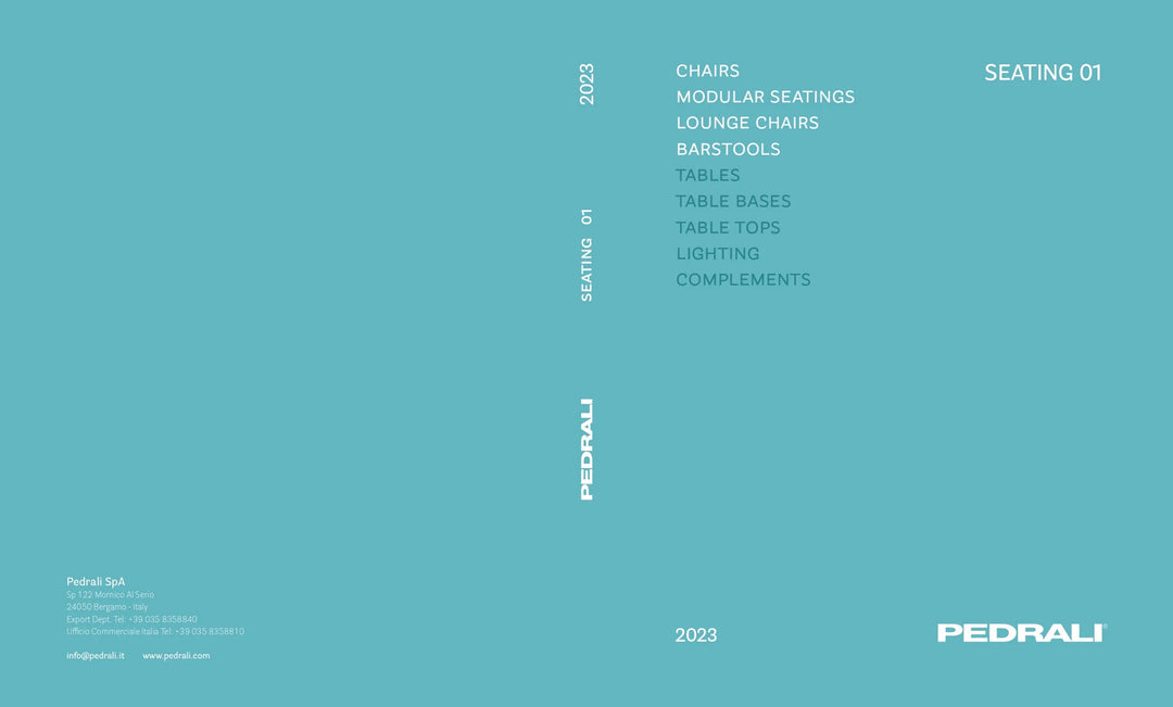 The cover image of Pedrali Seating 01 2023
