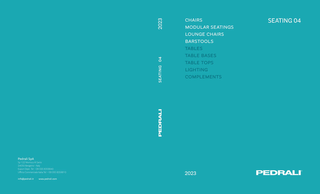 The cover image of Pedrali Seating 04 2023
