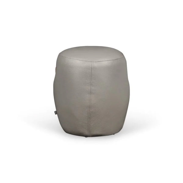 PIL Leather Pouf