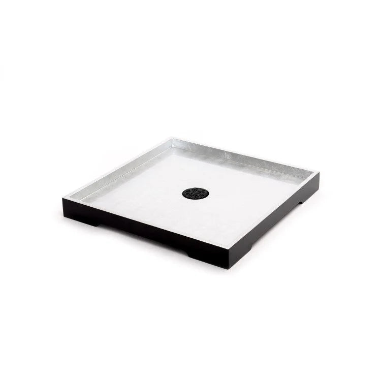 PROSPERITY Tray (Square) - Silver/ Black