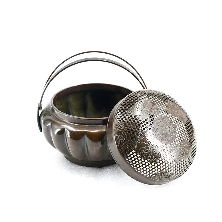 Pumpkin Copper Incense Burner | OVO