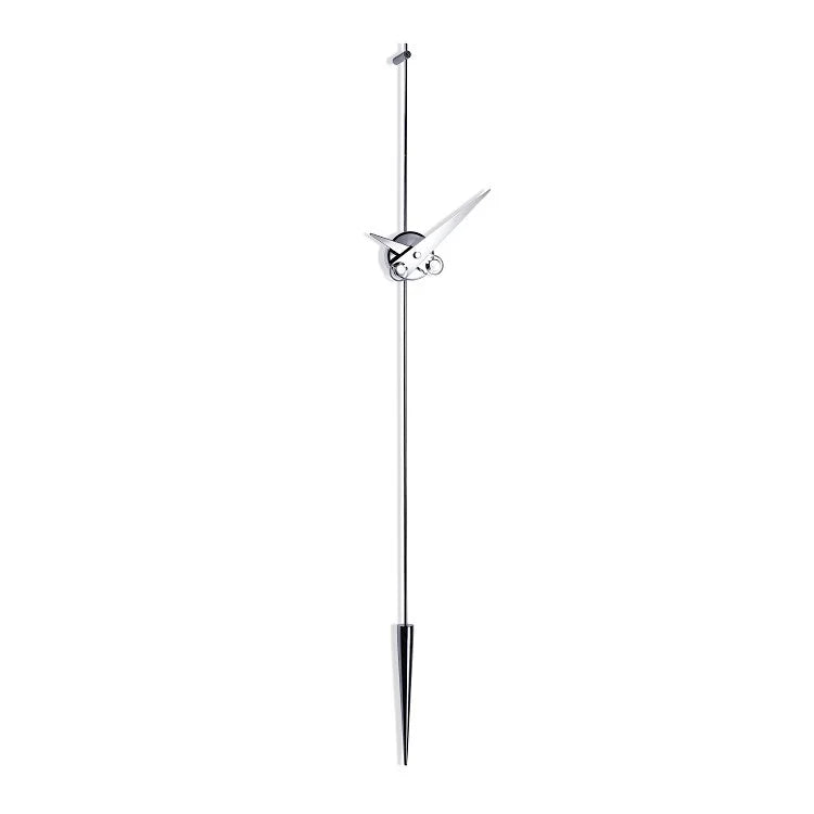 Punto Y Coma Wall Clock - Chrome｜OVO