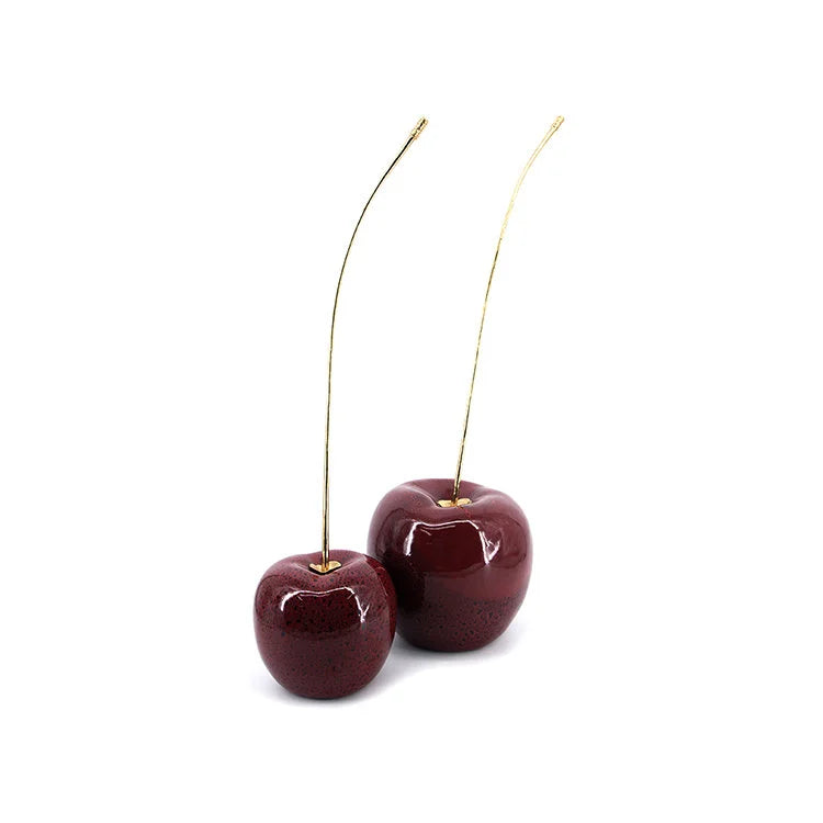 Red Cherry with Brass Stem - OVO