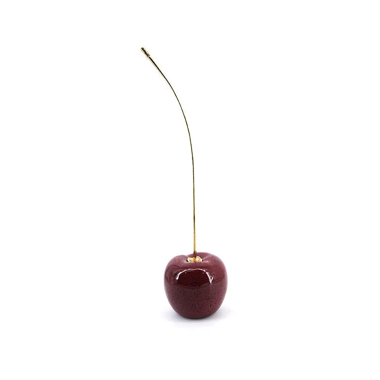 Red Cherry with Brass Stem - OVO