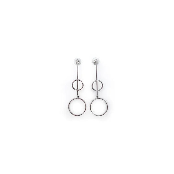 RHODIUM Silver Plated Earring #11
