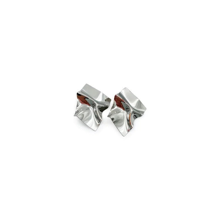 RHODIUM Silver Plated Earring #4