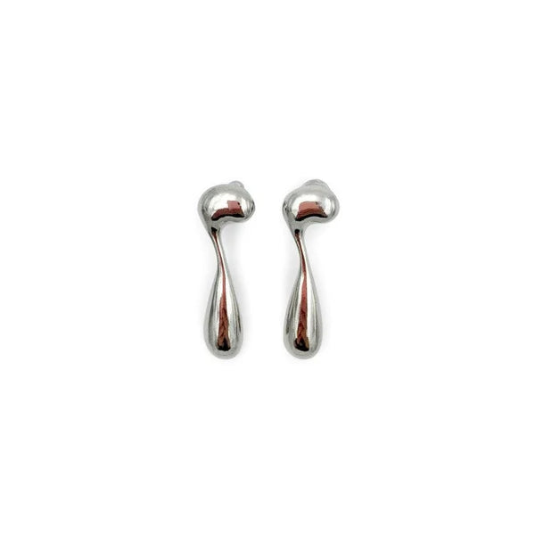 RHODIUM Silver Plated Earring #7