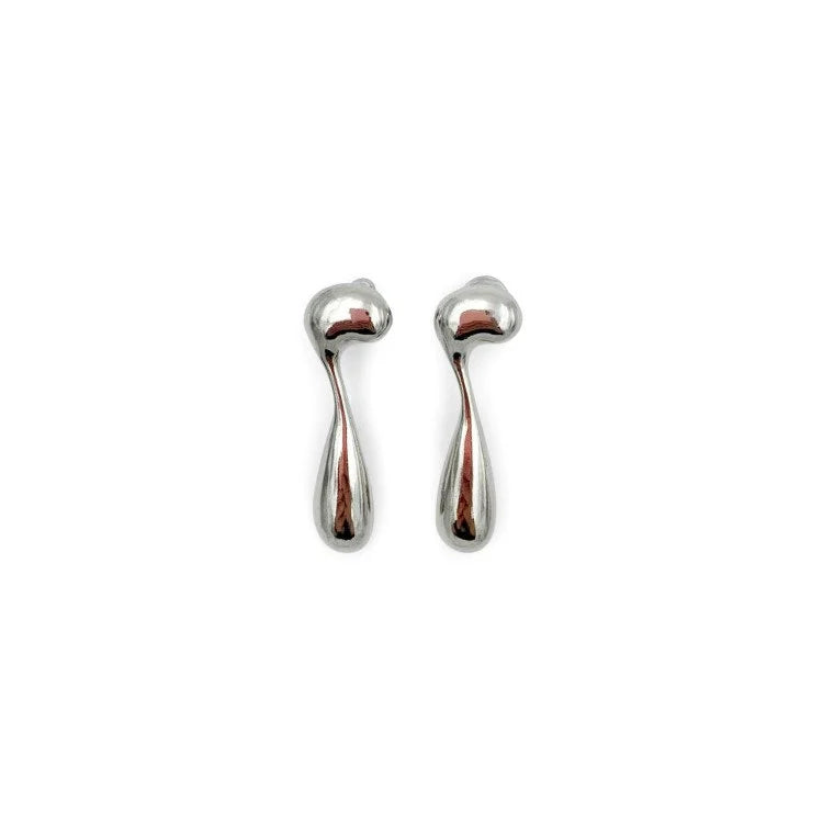RHODIUM Silver Plated Earring #7