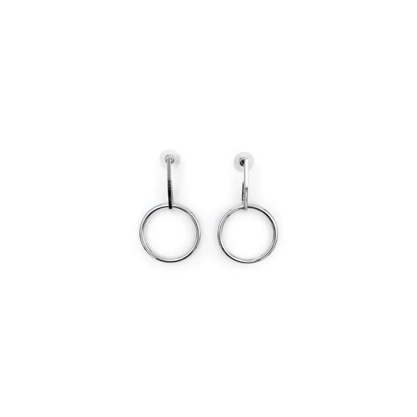 RHODIUM Silver Plated Earring #9
