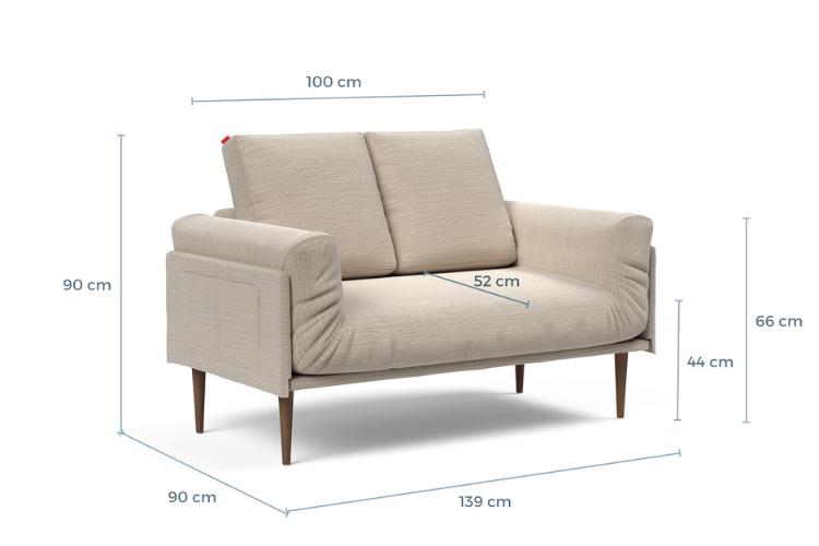 ROLLO 02 Styletto Daybed Sleek with Spring Soft Mattress- 2 Seaters