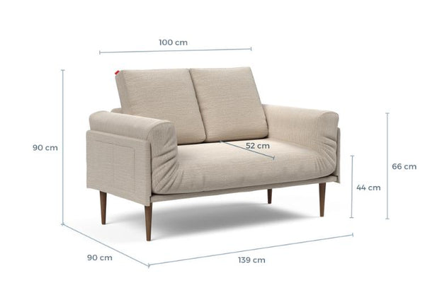 ROLLO 02 Styletto Daybed Sleek with Spring Soft Mattress- 2 Seaters