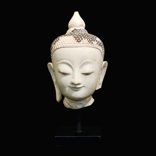 Shan 19th Century Buddha Head - OVO