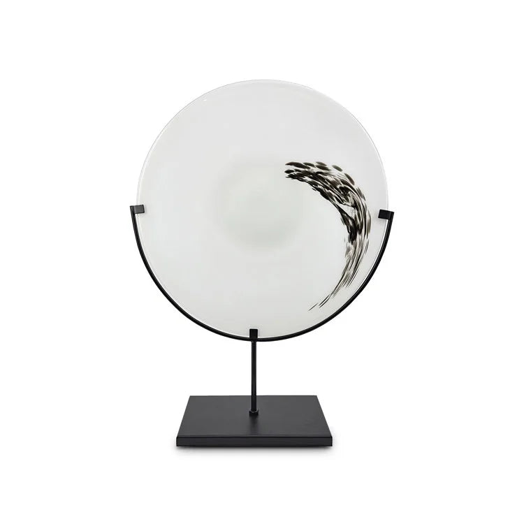 Snowie Glass Plate with Stand | OVO