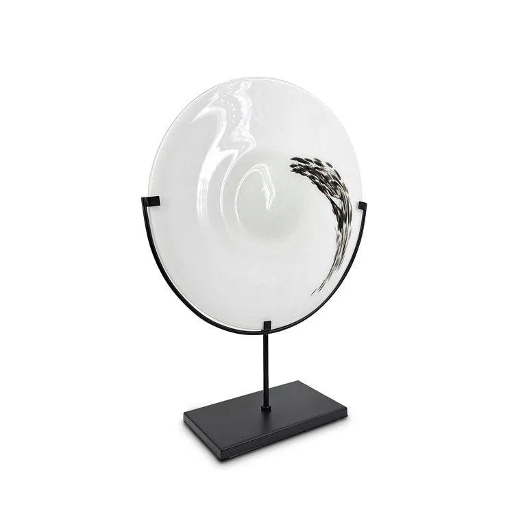 Snowie Glass Plate with Stand | OVO