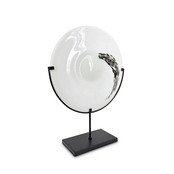 Snowie Glass Plate with Stand | OVO