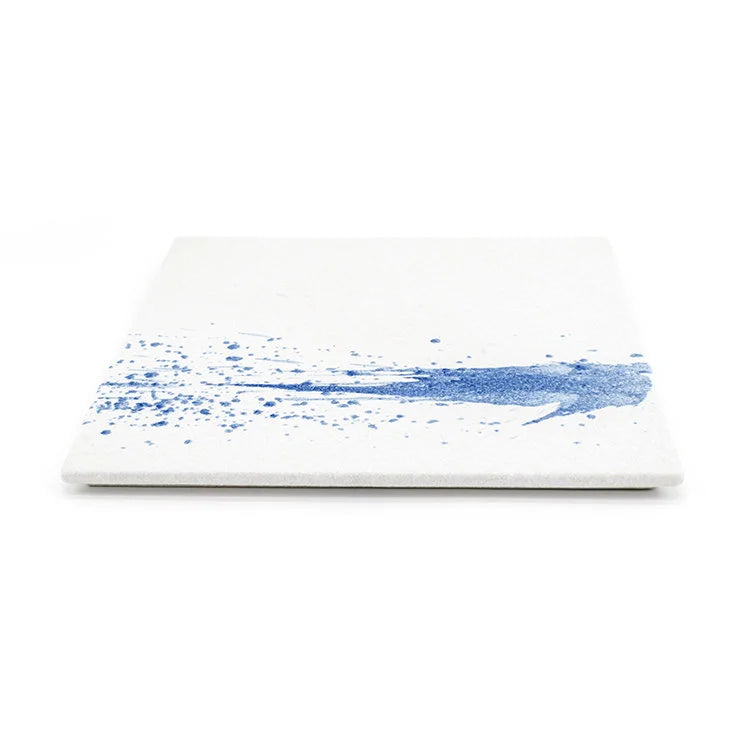 Stains Ceramic Square Flat Plate | OVO