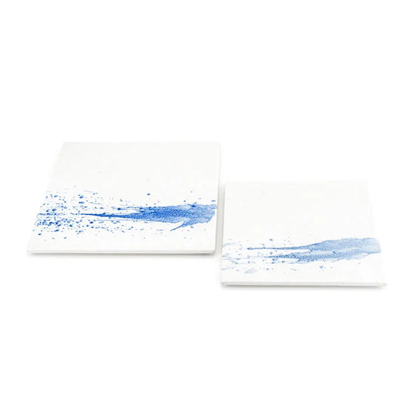 Stains Ceramic Square Flat Plate | OVO